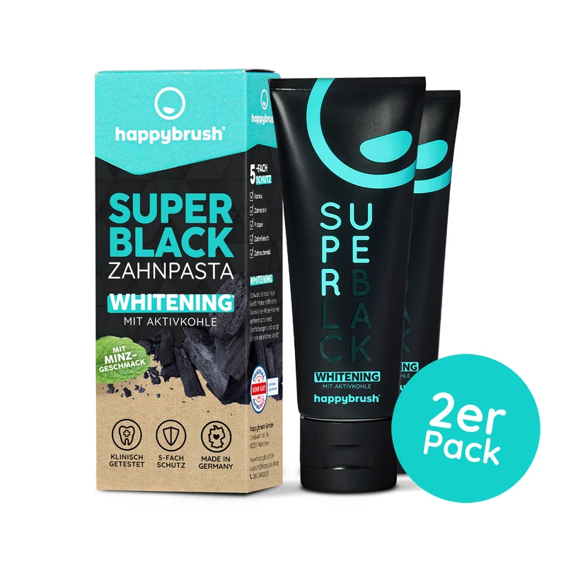 Superblack Whitening Zahnpasta
