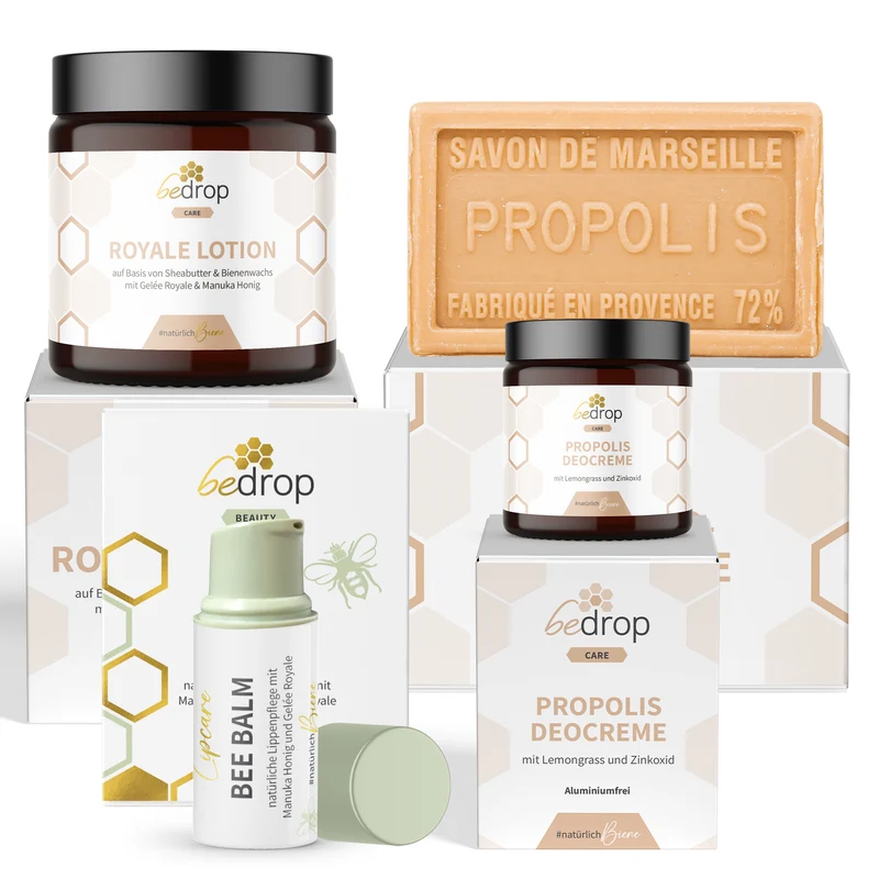 Summer Care Set | Bee Balm, Deocreme, Seife und Royale Lotion