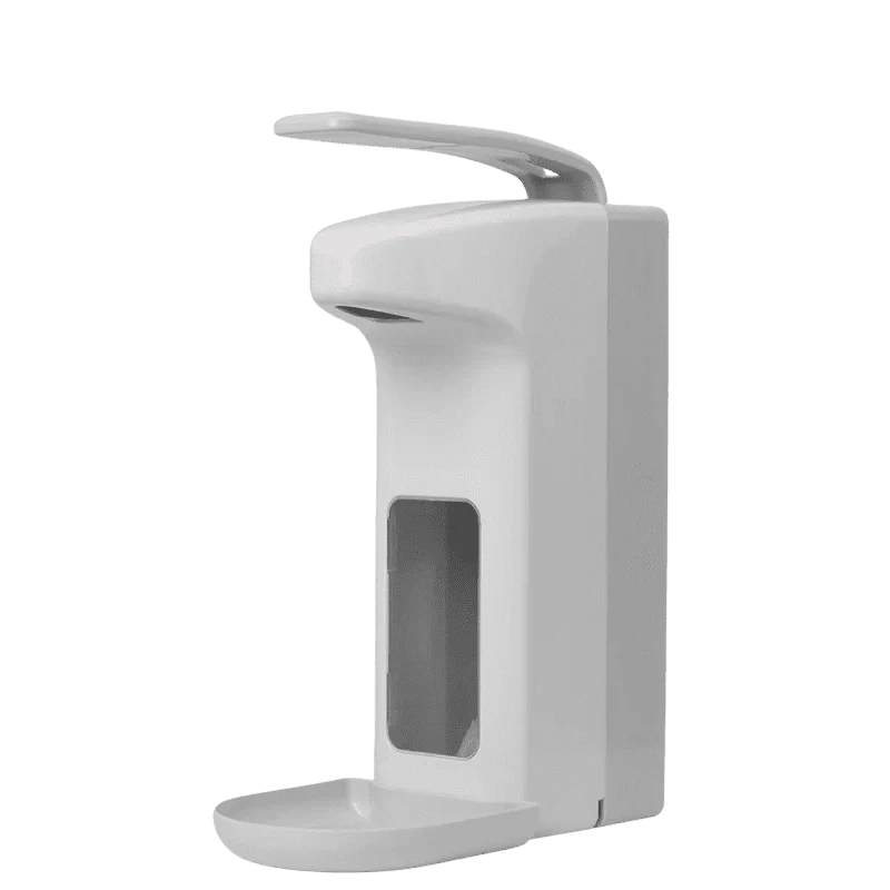 Wandspender 500 ml für Seife & Desinfektionsmittel weiß/grau