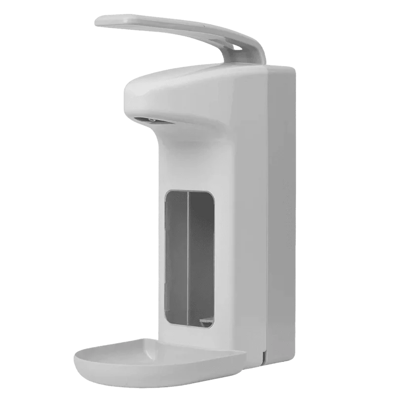 Wandspender 1000 ml für Seife & Desinfektionsmittel weiß/grau