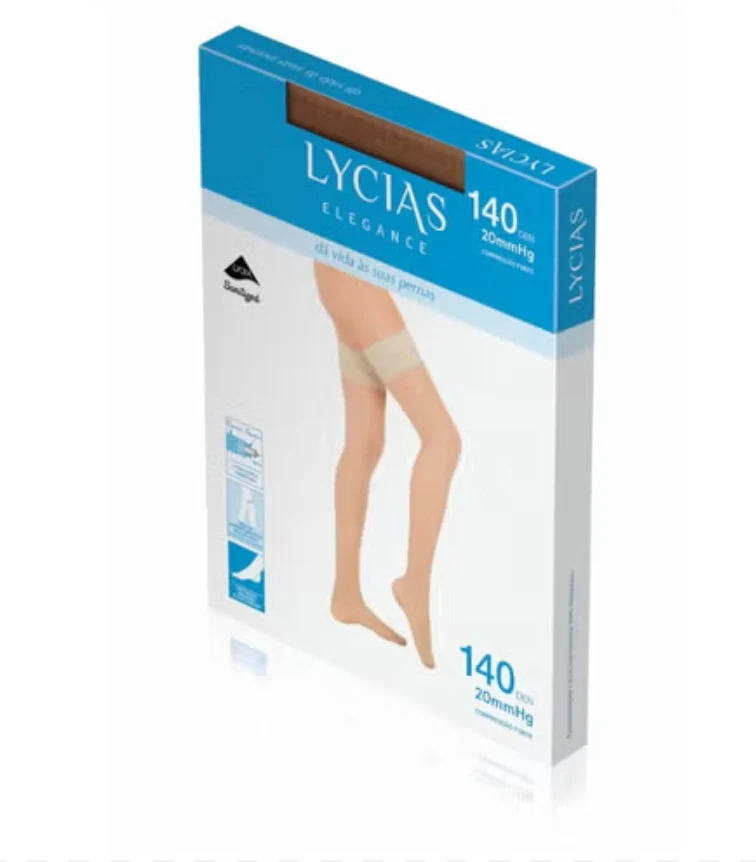 Lycias Elegance Sock Ad 140 Size 3 Nude Color