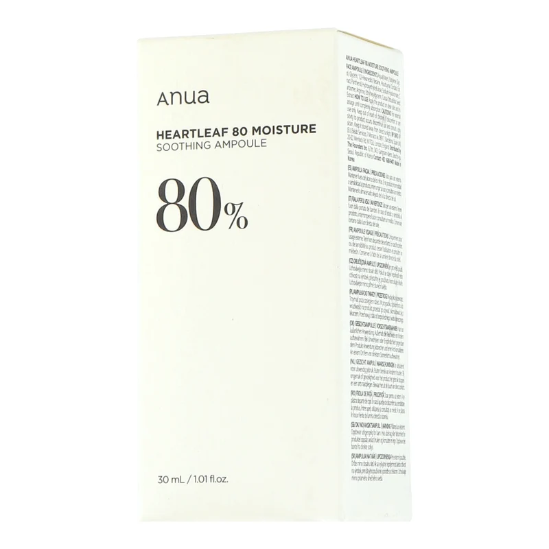 Anua Heartleaf 80% Moisture Soothing Ampoule