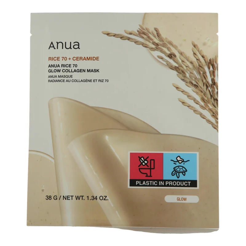 Anua Rice 70+ Ceramide Glow Collagen Mask