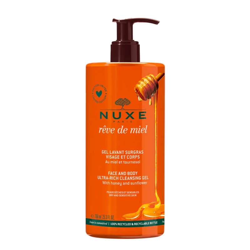 Nuxe Reve De Miel Supergrasing Cleansing Gel - 750ml