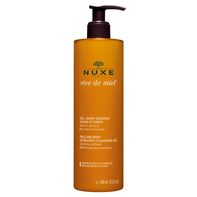 Nuxe Rêve de Miel Face & Body Cleansing Gel - 400ml