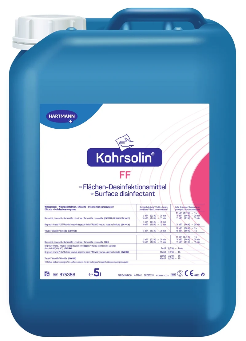 Kohrsolin® FF – aldehydhaltiger Flächen-Desinfektionsreiniger