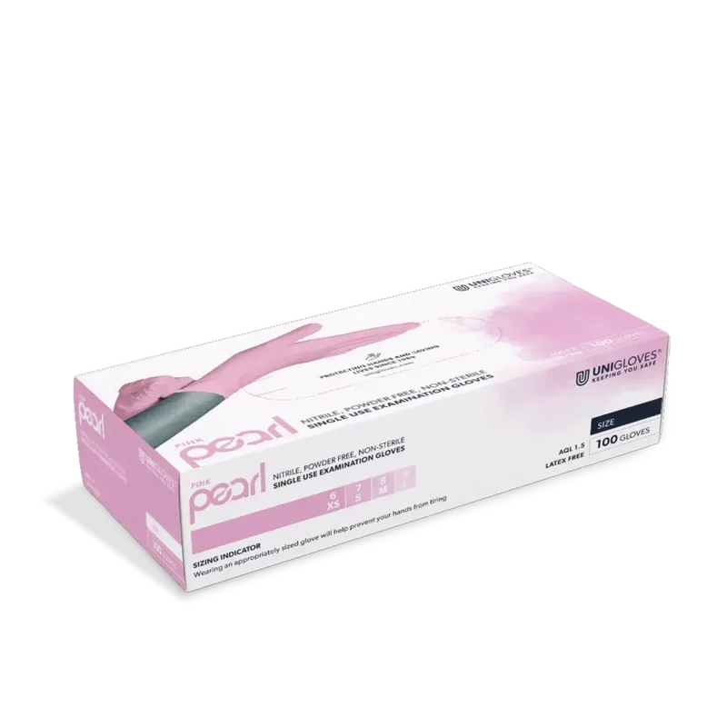 Unigloves PINK PEARL® pinke Nitrilhandschuhe