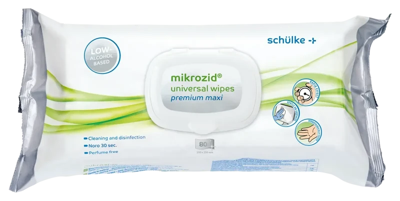 Mikrozid Universal Premium Wipes Maxi 80 | Schülke Desinfektionstücher