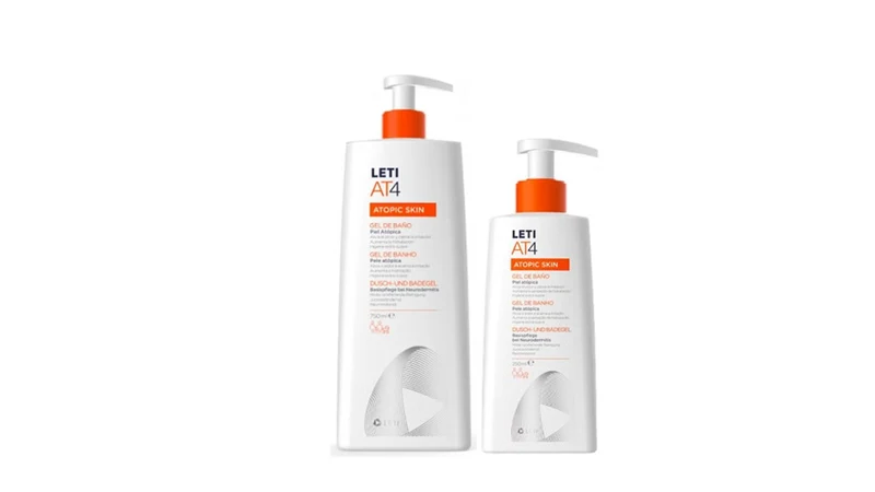 Leti AT4 Atopic Skin Shower Gel - 750ml + Free 250ml