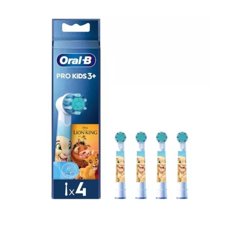 Oral B Kids3+ Lionking Electric Toothbrush Refill (x4 units)