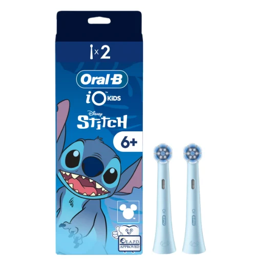 Oral-B iO Kids Stitch 6+ Electric Toothbrush Refill (Double Pack)