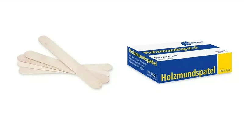 Holzmundspatel 100 Stück 150x18mm unsteril