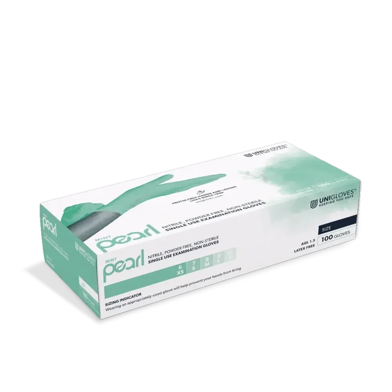 Unigloves MINT PEARL® Nitrilhandschuhe 100 Stück
