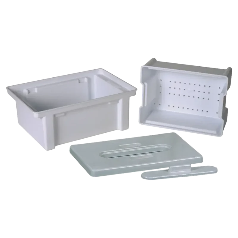 Desinfektionswanne im Set Deckel, Wanne & Sieb, weiß, 1 L