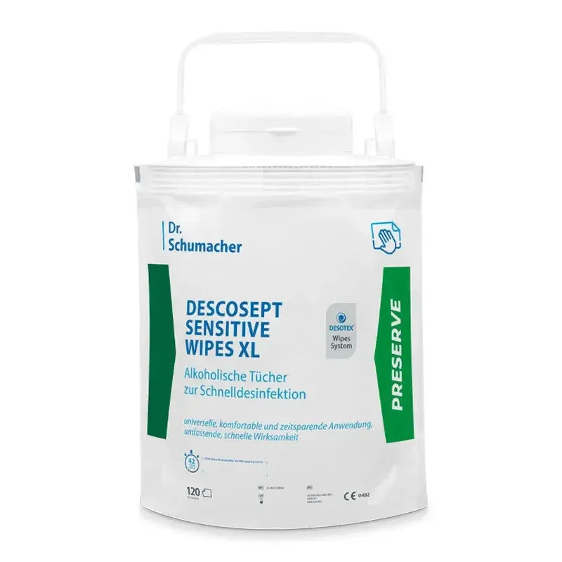 Dr. Schumacher DESCOSEPT sensitive Wipes XL Einweg Tuchspender 120 Tücher