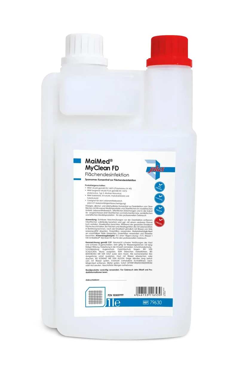 MaiMed MyClean FD Flächendesinfektionsmittel 1 Liter Flasche