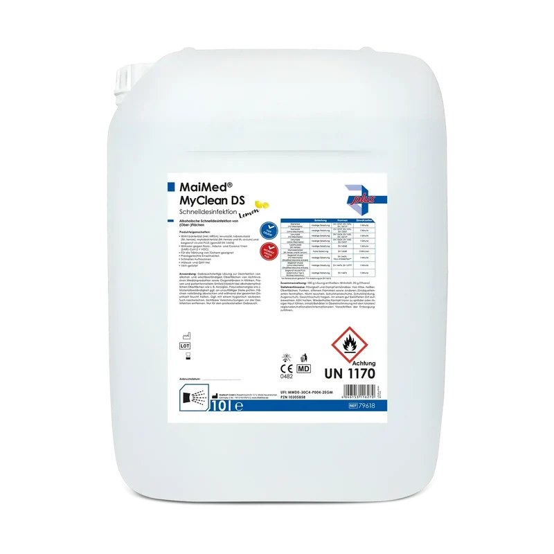 MaiMed MyClean DS 10L Kanister Schnelldesinfektion versch. Düfte