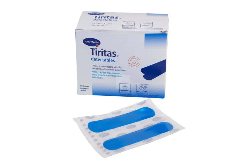 Detectable Strips Tiritas - 19x72mm (x100 units)