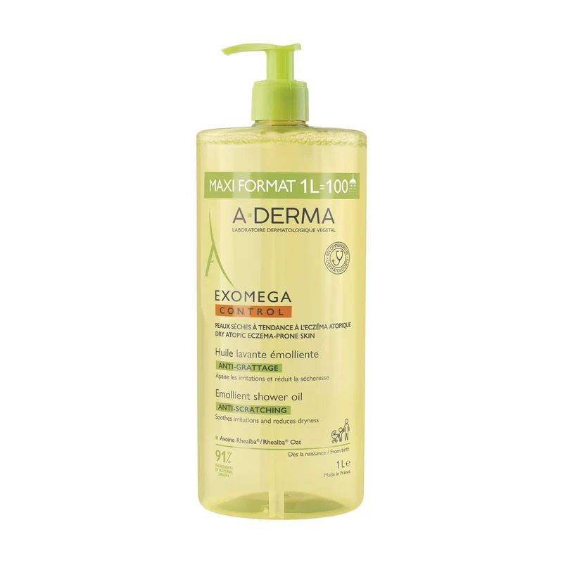A-Derma Exomega Control Oil Shower - 1000ml