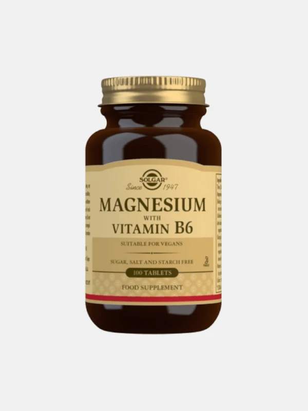 Solgar Magnesium + Vit B6 (x100 tablets)