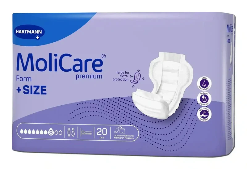 MoliCare® Premium Form +SIZE 8 Tropfen | Inkontinenzvorlagen Hartmann