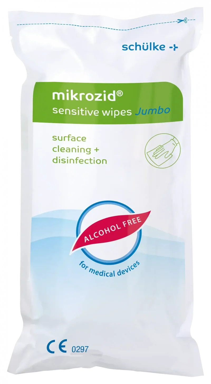 Mikrozid sensitive wipes Jumbo 200 Nachfüllpack | Schülke Desinfektionstücher
