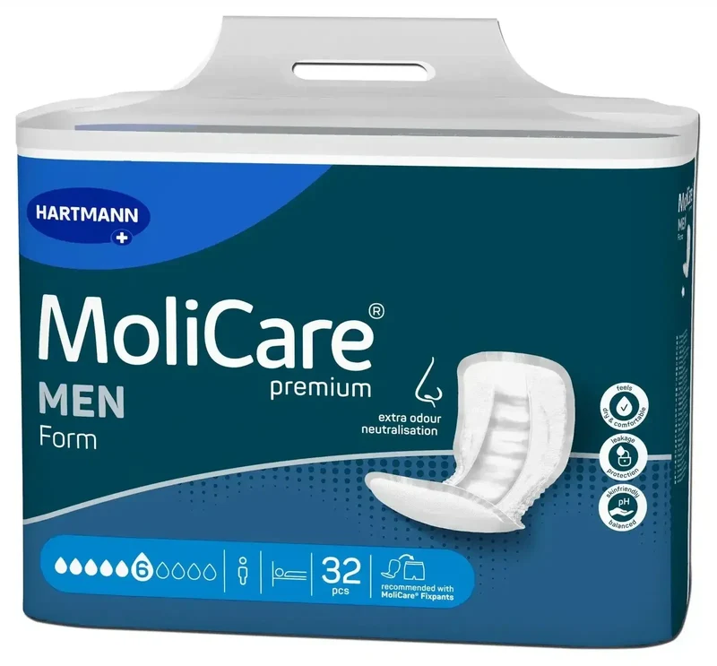 MoliCare® Premium Form MEN 6 Tropfen | Inkontinenzvorlagen Hartmann