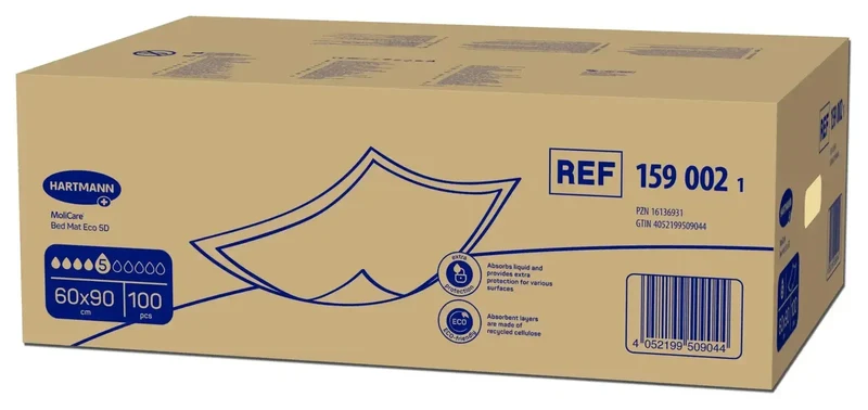 MoliCare® Bed Mat Eco 5 Tropfen, 6 Lagen | Bettschutzeinlagen