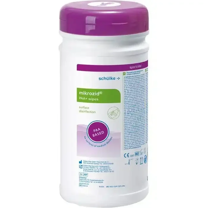 Mikrozid PAA+ Wipes 50er Dose sporizid | Schülke Desinfektionstücher