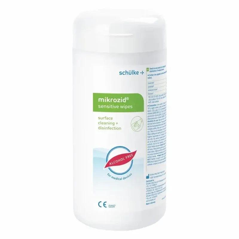 Mikrozid sensitive wipes 120 Spenderdose | Schülke Desinfektionstücher