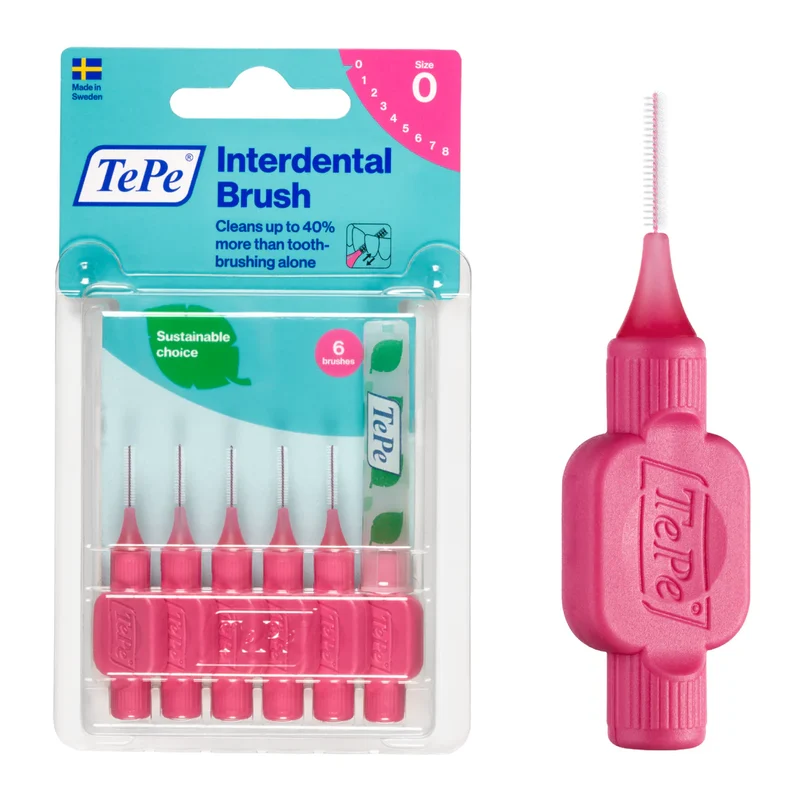 TePe Original Interdental Brush _0.4mm_Pink (x6 units)