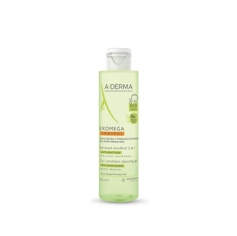 A-Derma Exomega Control Wash Gel - 200ml