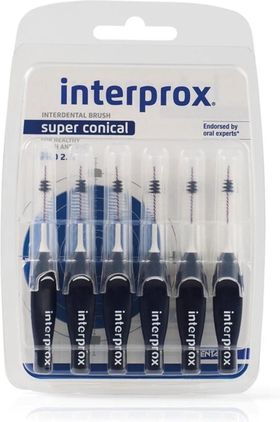 Interprox Super Conical Interdental Brush (x6 units)