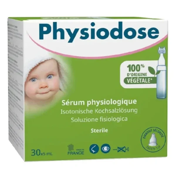 Physiodose Plant-Based Physiological Saline Solution - 5ml (x30 units)