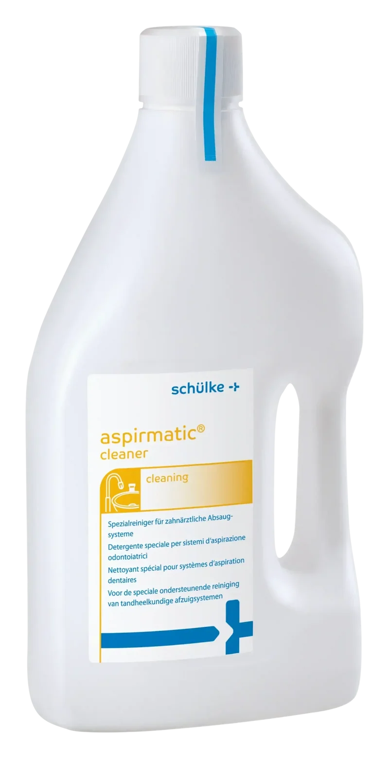 aspirmatic® cleaner Spezialreiniger und Desinfektionsmittel Dentalbedarf 2 L Flasche