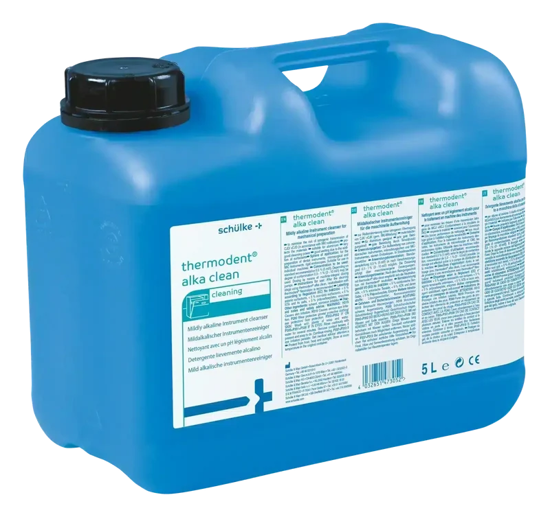 thermodent® alka clean Reiniger für zahnmedizinische Instrumente und Zubehör 5L Kanister