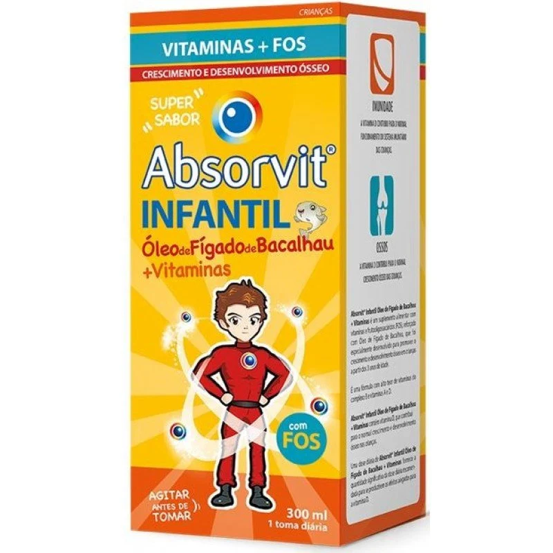Absorvit Infant Liver Oil Cod + Vitamins Emulsion - 300ml