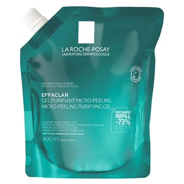 La Roche-Posay Effaclar Gel Micropeeling Refill - 400ml (Special Price)