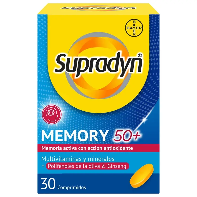 Supradyn Memory 50+ ( x30 pills)