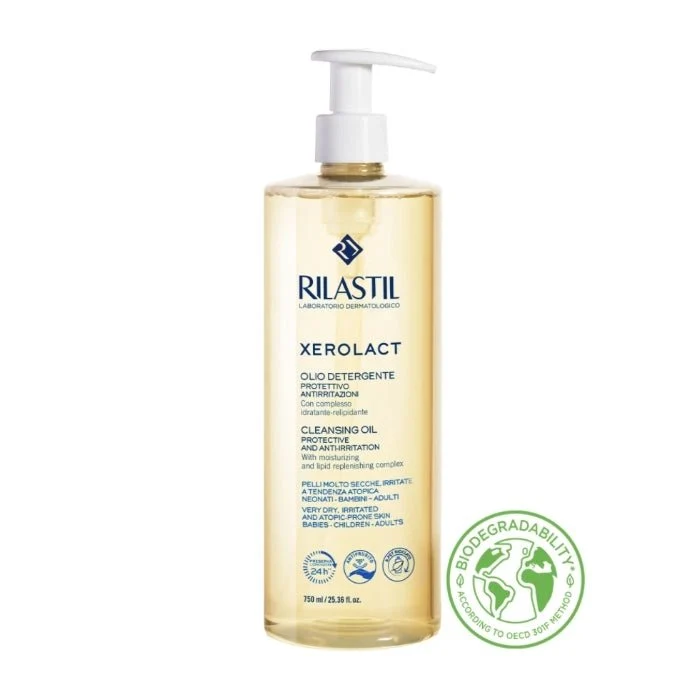 Rilastil Xerolact Cleansing Oil 1000Ml