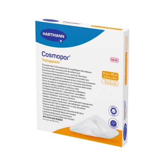 Cosmopor Transparent _ 9 cm x 10 cm (5 dressings)