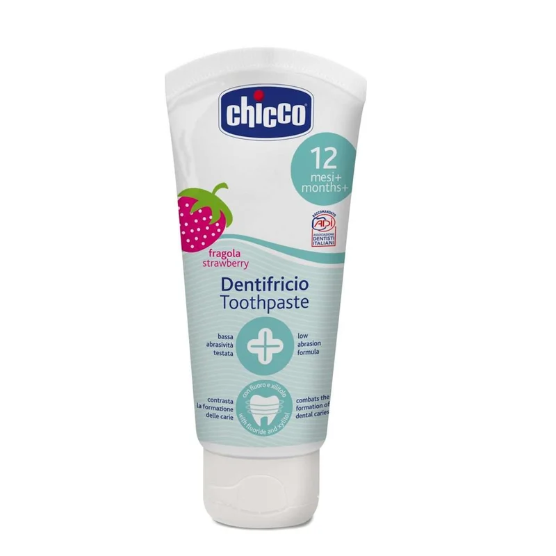 Chicco Toothpaste_ Strawberry_ 12m+