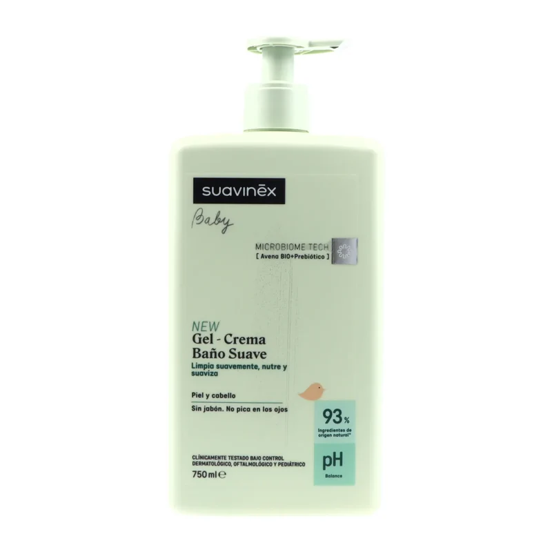 Suavinex Baby Gentle Bath Gel-Cream 750ml