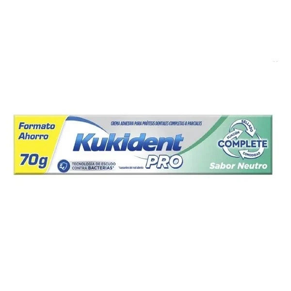 Kukident Pro Daily Fixation Flavorless Adhesive Cream - 70g