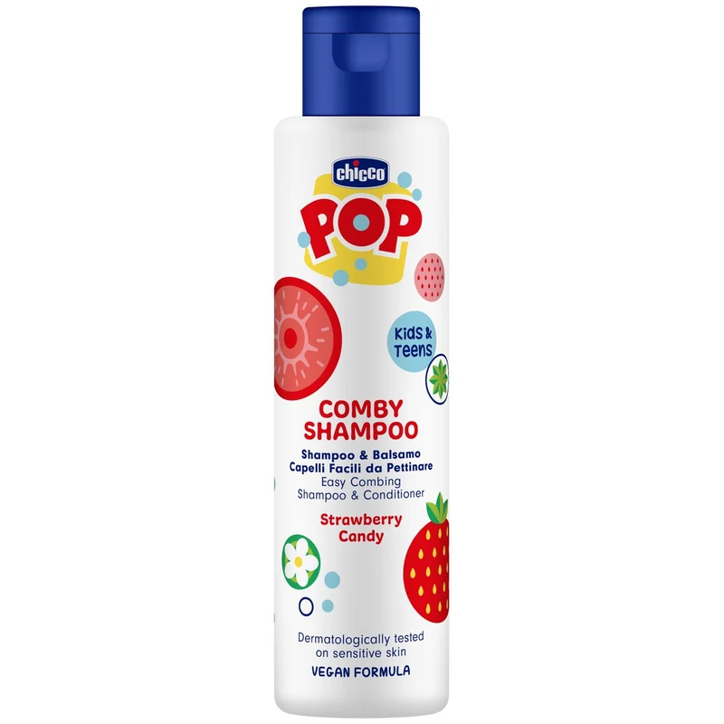 Chicco Strawberry Shampoo & Conditioner – 250ml (ref. Ch.Cos12372000000)