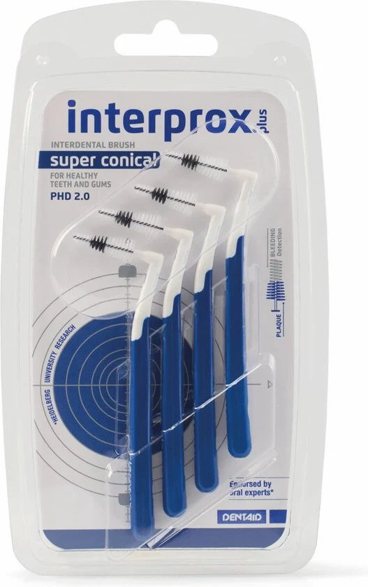 Interprox Plus Super Conical Interdental Brush (x4 units)