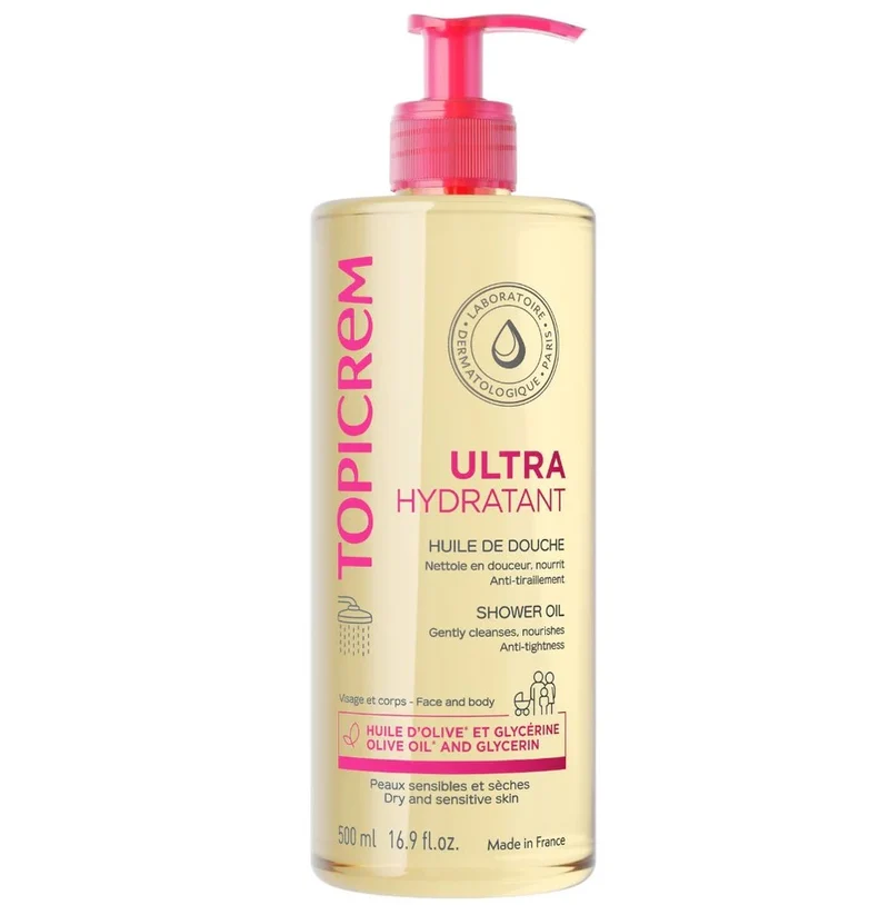 Topicrem Ultra Moisturizing Shower Oil - 1L