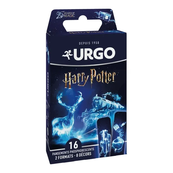 Urgo Harry Potter Glow-in-the-Dark Plasters, 2 Sizes (x16 units)