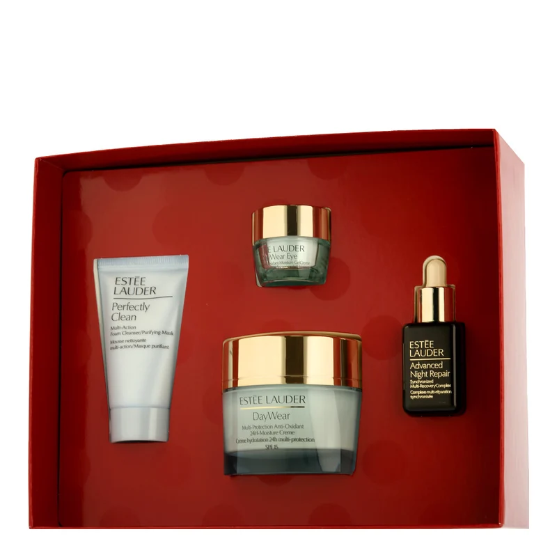 Estée Lauder DayWear Set mit Synchronized Multi-Recovery Complex und Cleanser