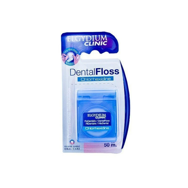Elgydium Clinic Chlorhexidine Dental Floss - 50m